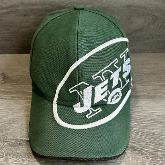 New York Jets NFL Velcro Strap Reebok Hat - Picture 1 of 5